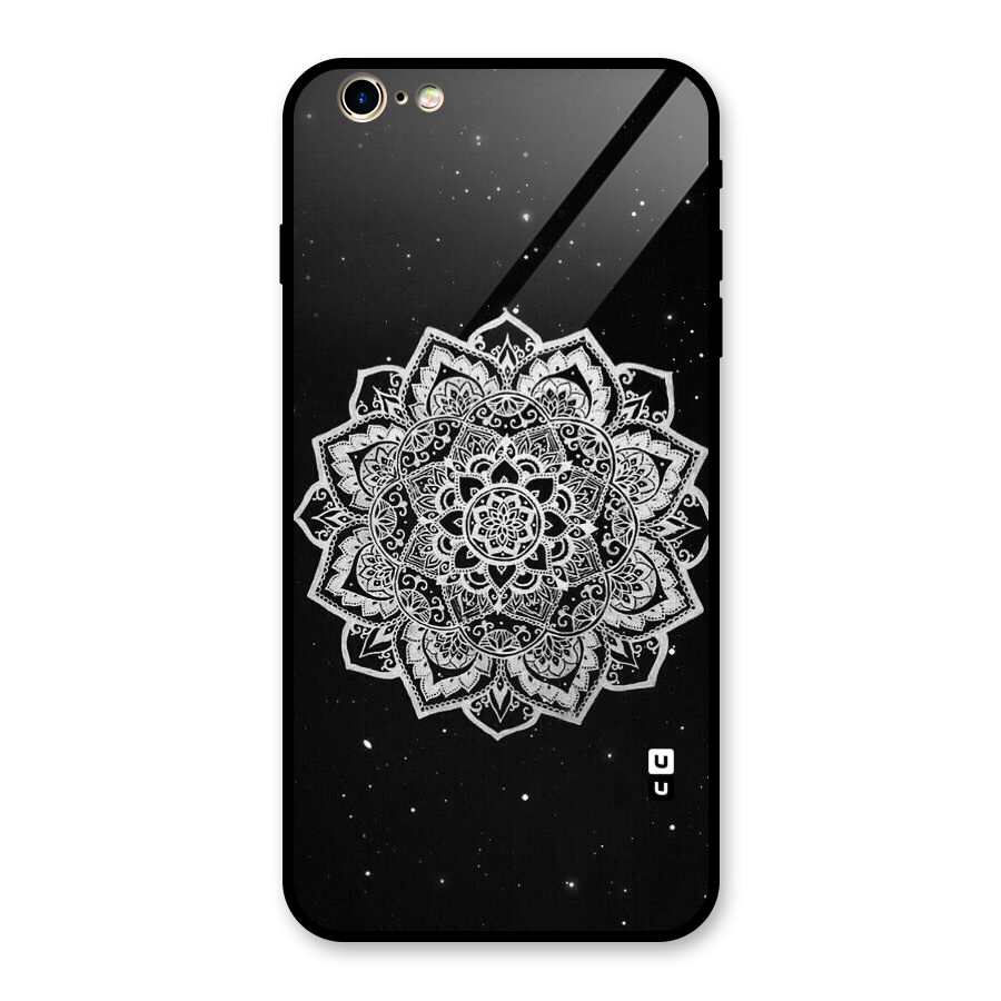 Beautiful Mandala Design Glass Back Case for iPhone 6 Plus 6S Plus