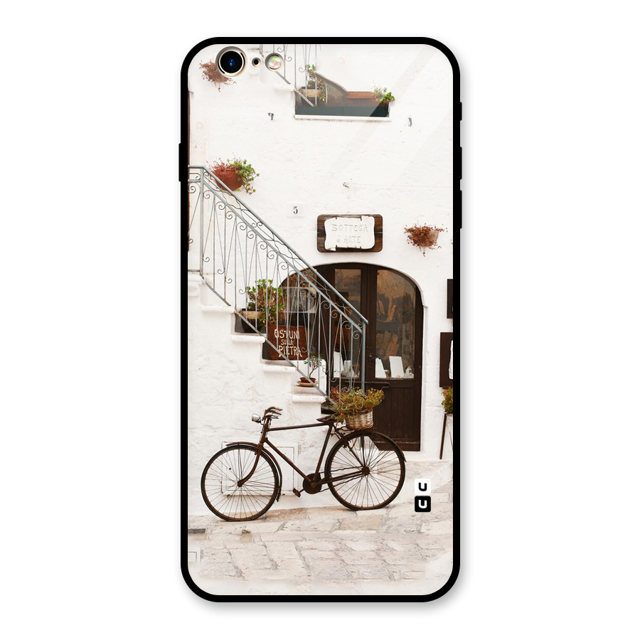 Bicycle Wall Glass Back Case for iPhone 6 Plus 6S Plus