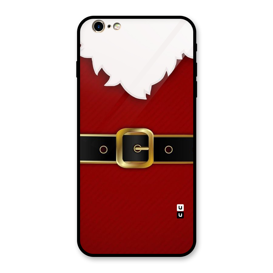 Black Belt Design Glass Back Case for iPhone 6 Plus 6S Plus