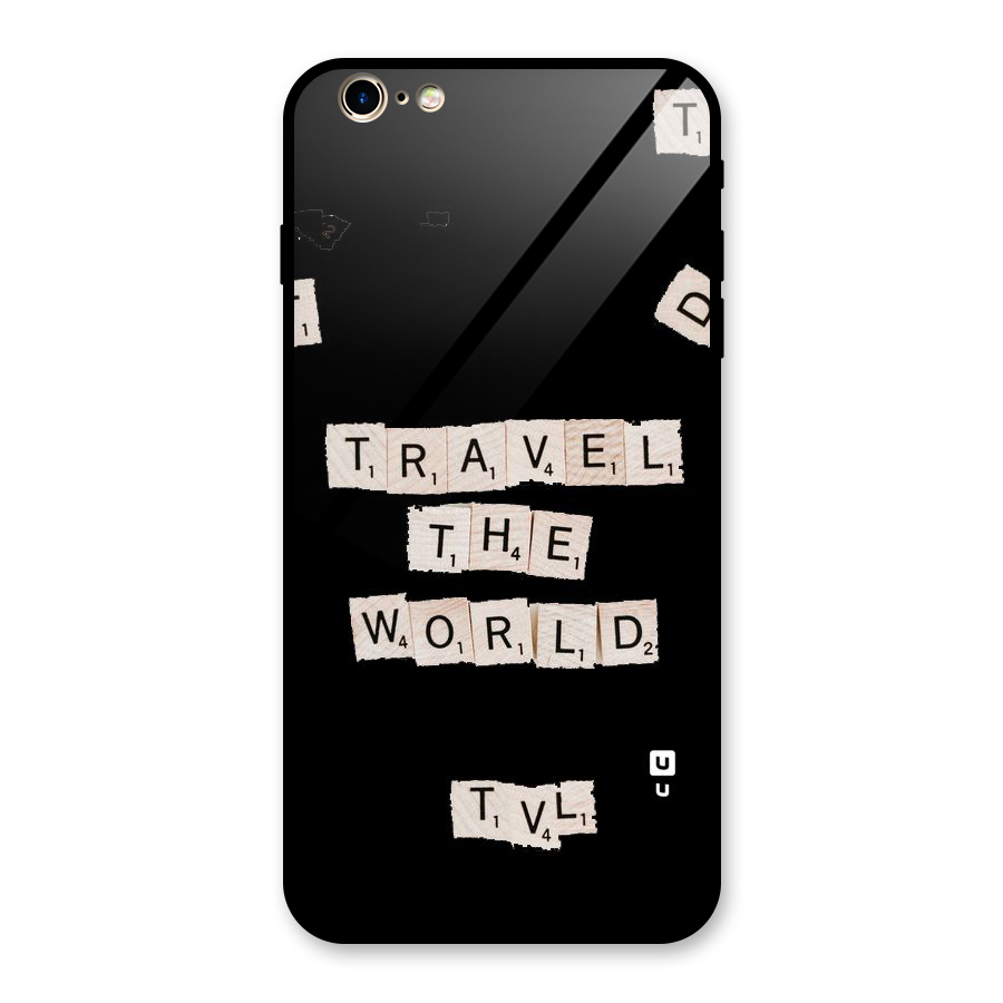 Blocks Travel Glass Back Case for iPhone 6 Plus 6S Plus