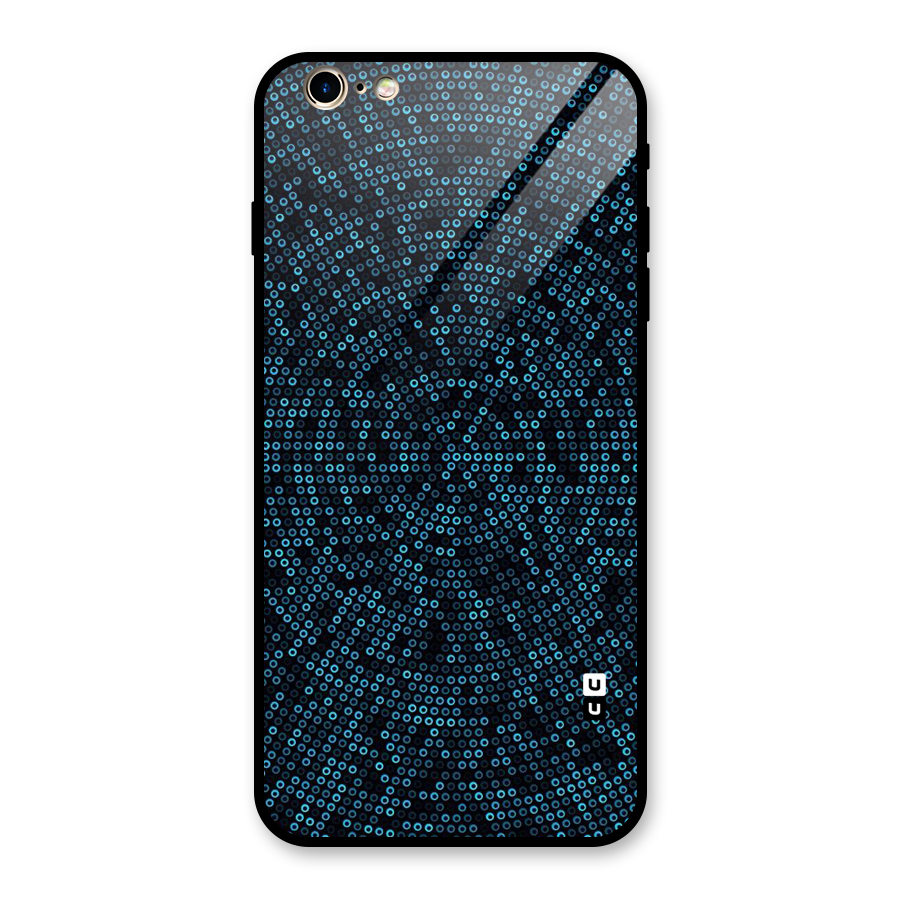 Blue Disco Lights Glass Back Case for iPhone 6 Plus 6S Plus