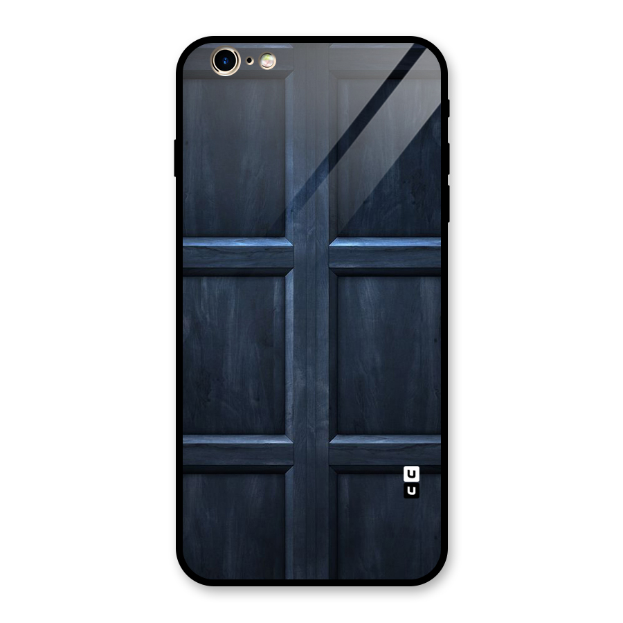 Blue Door Design Glass Back Case for iPhone 6 Plus 6S Plus
