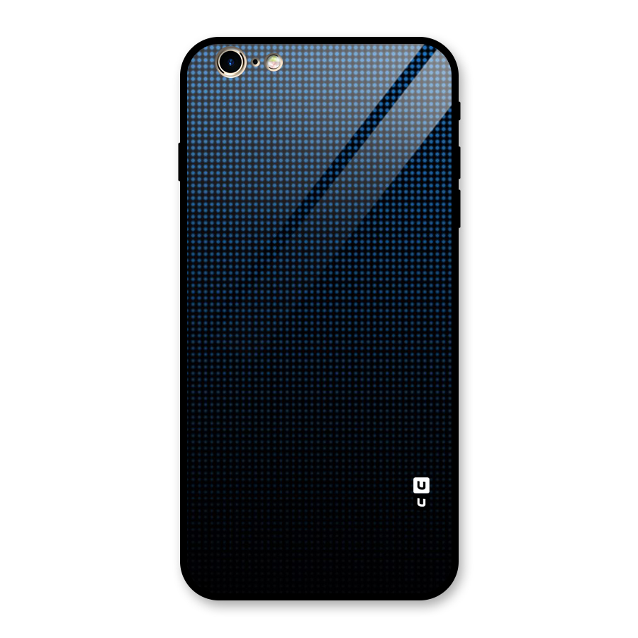 Blue Dots Shades Glass Back Case for iPhone 6 Plus 6S Plus