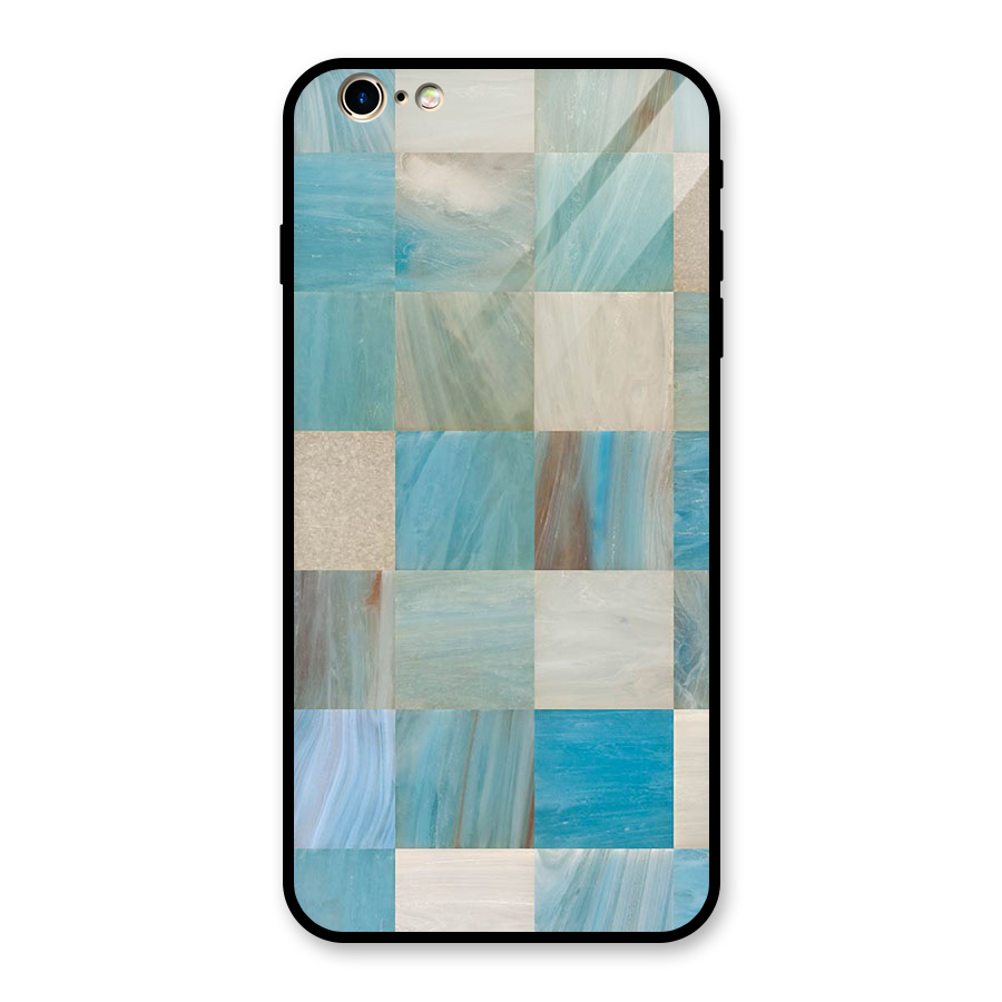Blue Tiles Glass Back Case for iPhone 6 Plus 6S Plus