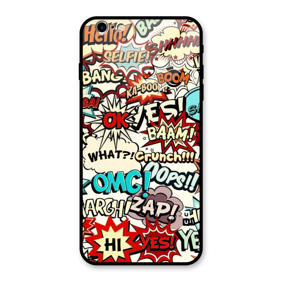 Boom Zap Glass Back Case for iPhone 6 Plus 6S Plus