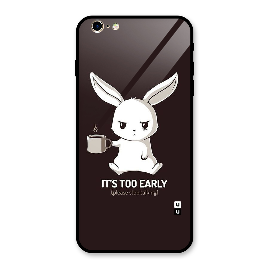 Bunny Early Glass Back Case for iPhone 6 Plus 6S Plus