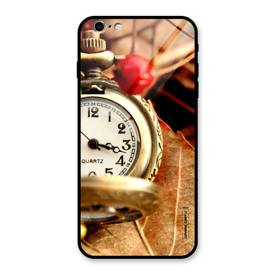 Cherry And Clock Glass Back Case for iPhone 6 Plus 6S Plus