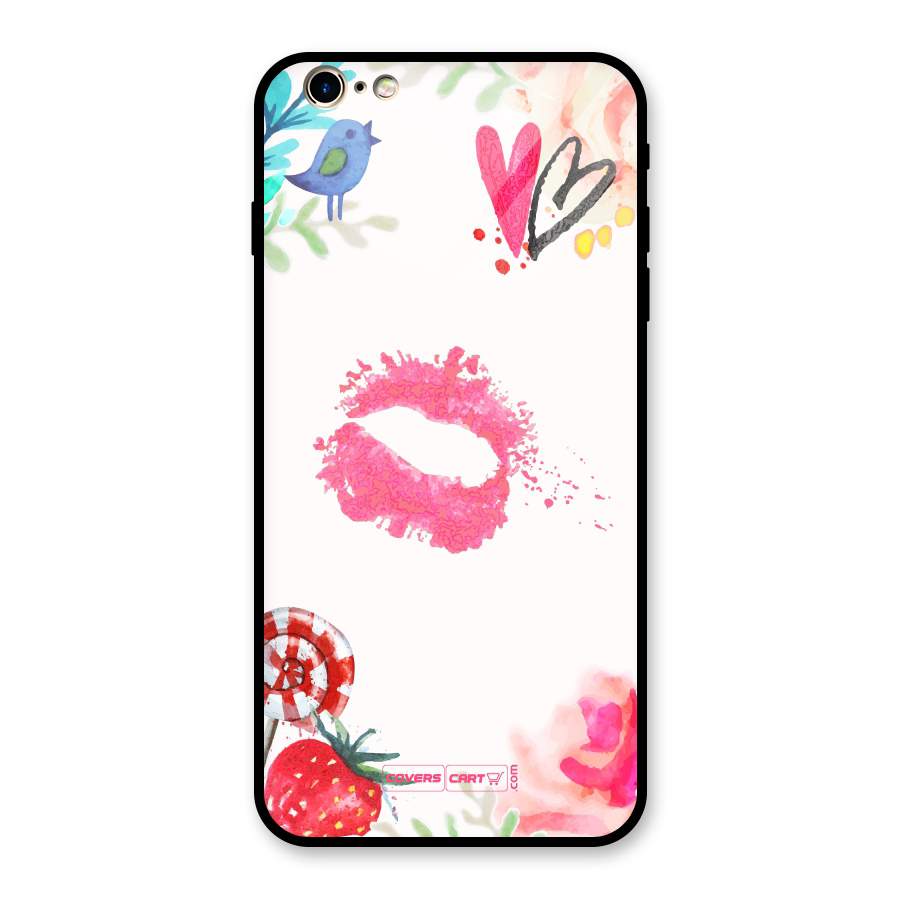 Chirpy Glass Back Case for iPhone 6 Plus 6S Plus