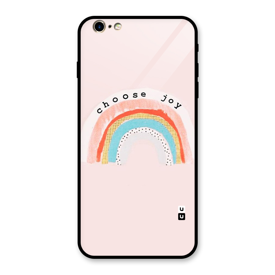Choose Joy Glass Back Case for iPhone 6 Plus 6S Plus