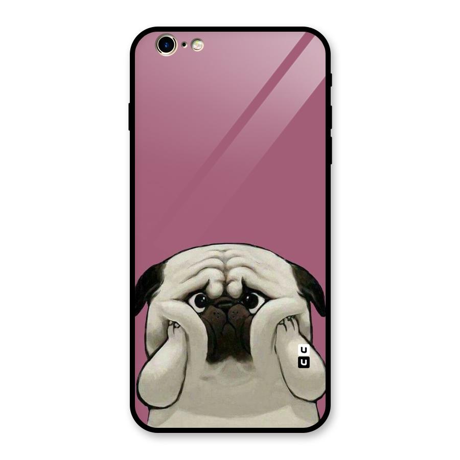 Chubby Doggo Glass Back Case for iPhone 6 Plus 6S Plus