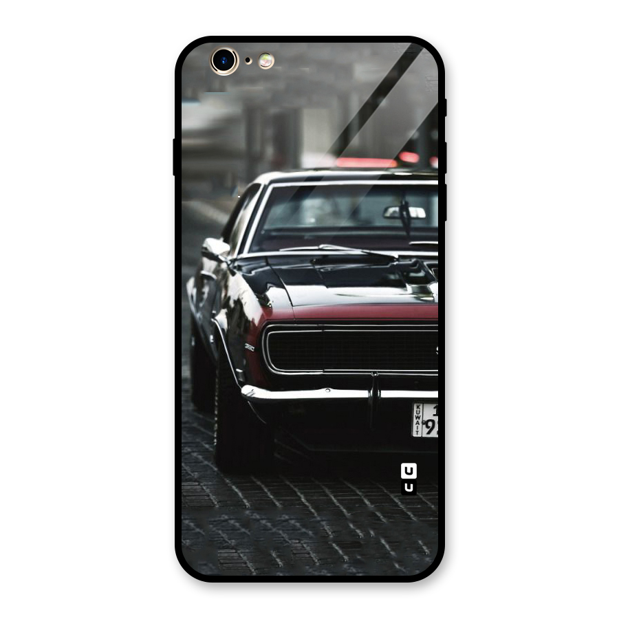 Class Vintage Car Glass Back Case for iPhone 6 Plus 6S Plus