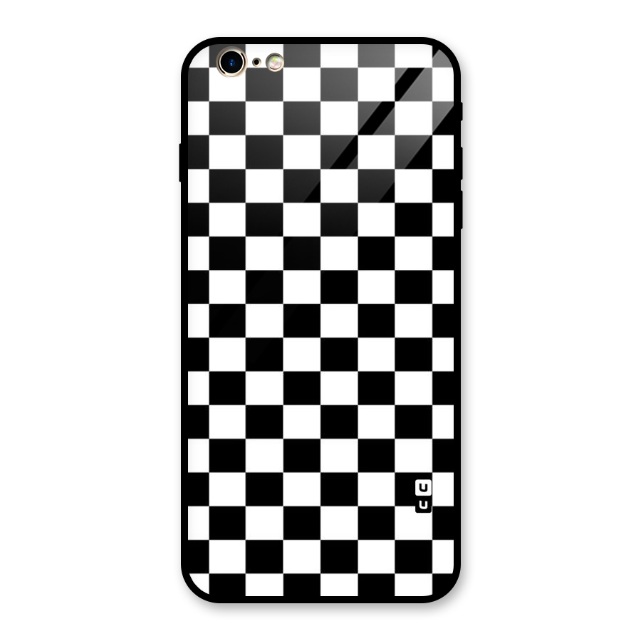 Classic Check Glass Back Case for iPhone 6 Plus 6S Plus