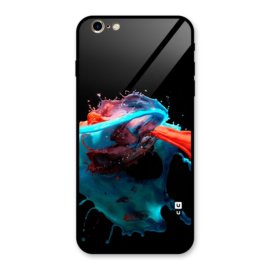 Colour War Glass Back Case for iPhone 6 Plus 6S Plus