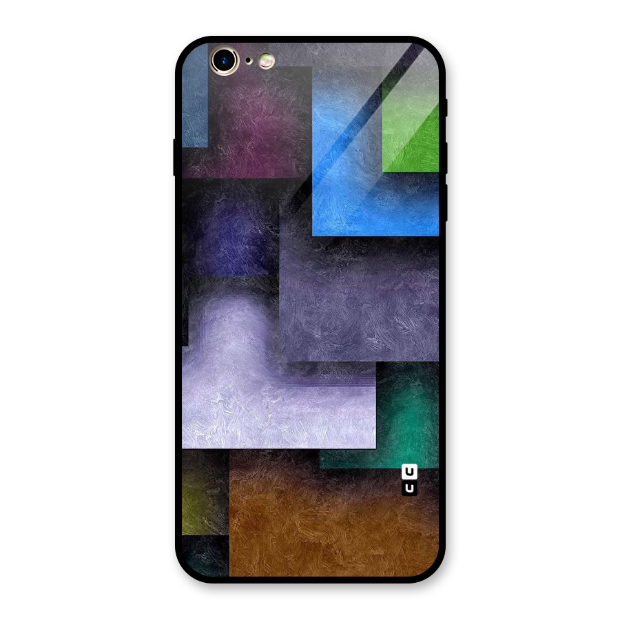 Concrete Squares Glass Back Case for iPhone 6 Plus 6S Plus