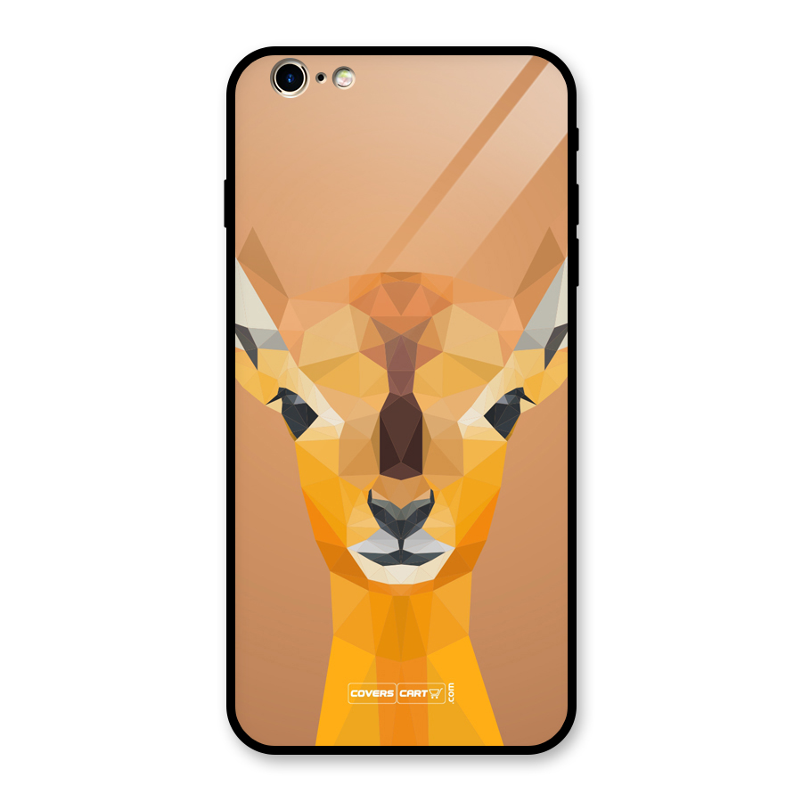 Cute Deer Glass Back Case for iPhone 6 Plus 6S Plus
