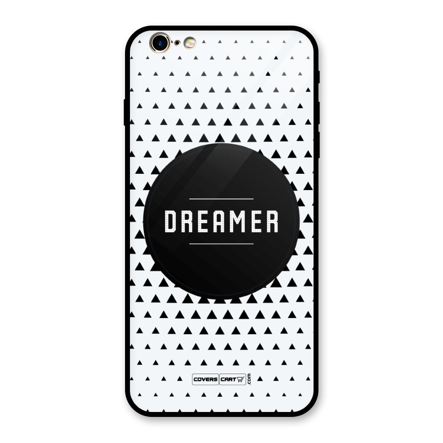Dreamer Minimalist Glass Back Case for iPhone 6 Plus 6S Plus