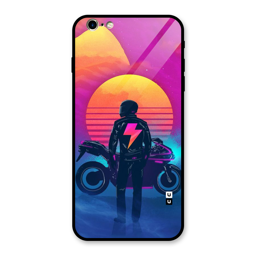 Electric Ride Glass Back Case for iPhone 6 Plus 6S Plus