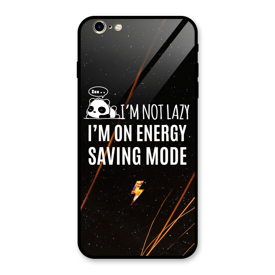 Energy Saving Mode Glass Back Case for iPhone 6 Plus 6S Plus