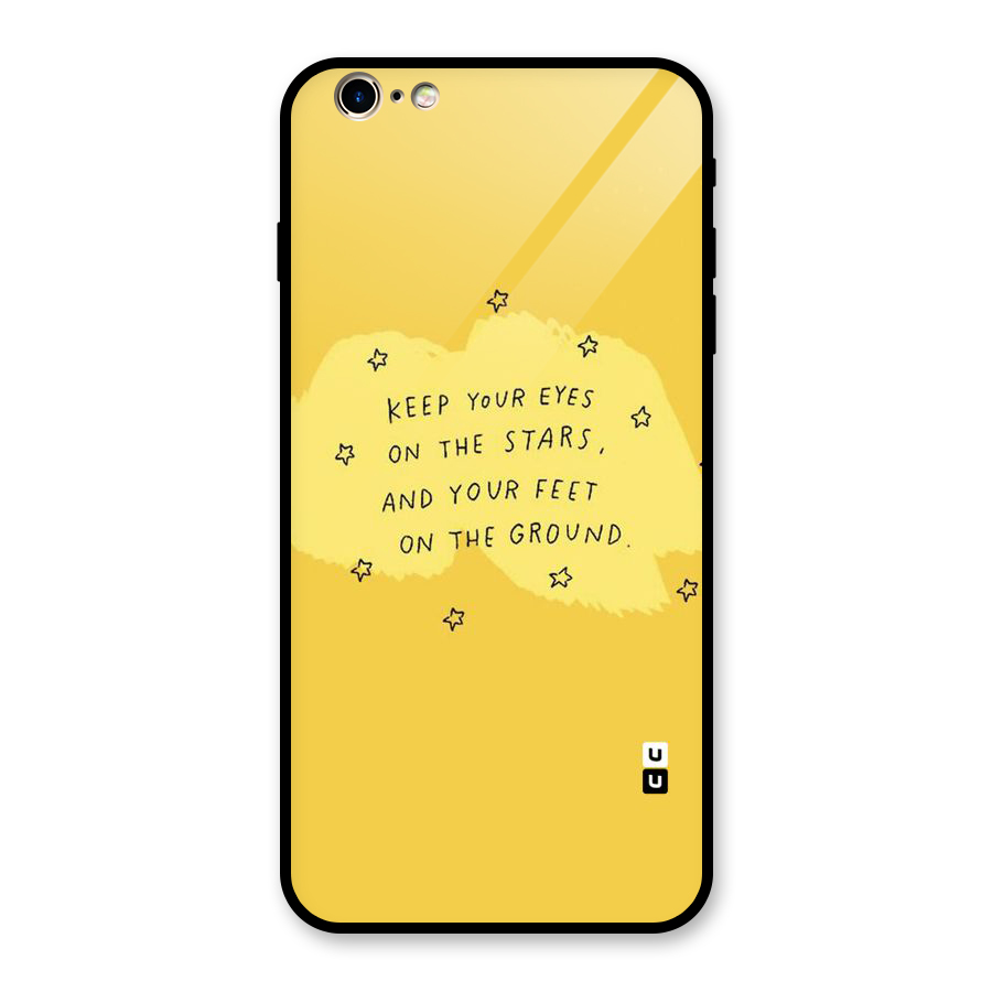 Eyes On Stars Glass Back Case for iPhone 6 Plus 6S Plus