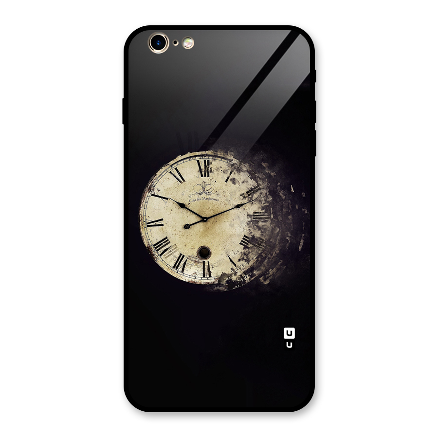 Fading Clock Glass Back Case for iPhone 6 Plus 6S Plus