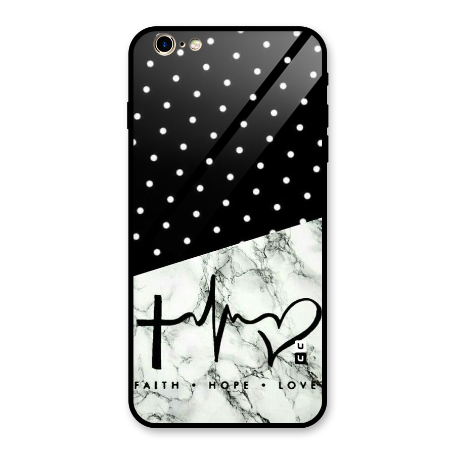 Faith Love Glass Back Case for iPhone 6 Plus 6S Plus