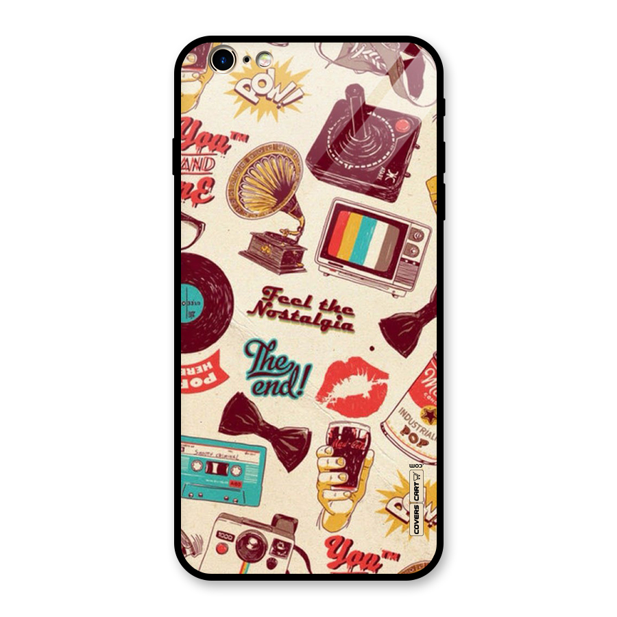 Feel The Nostalgia Glass Back Case for iPhone 6 Plus 6S Plus