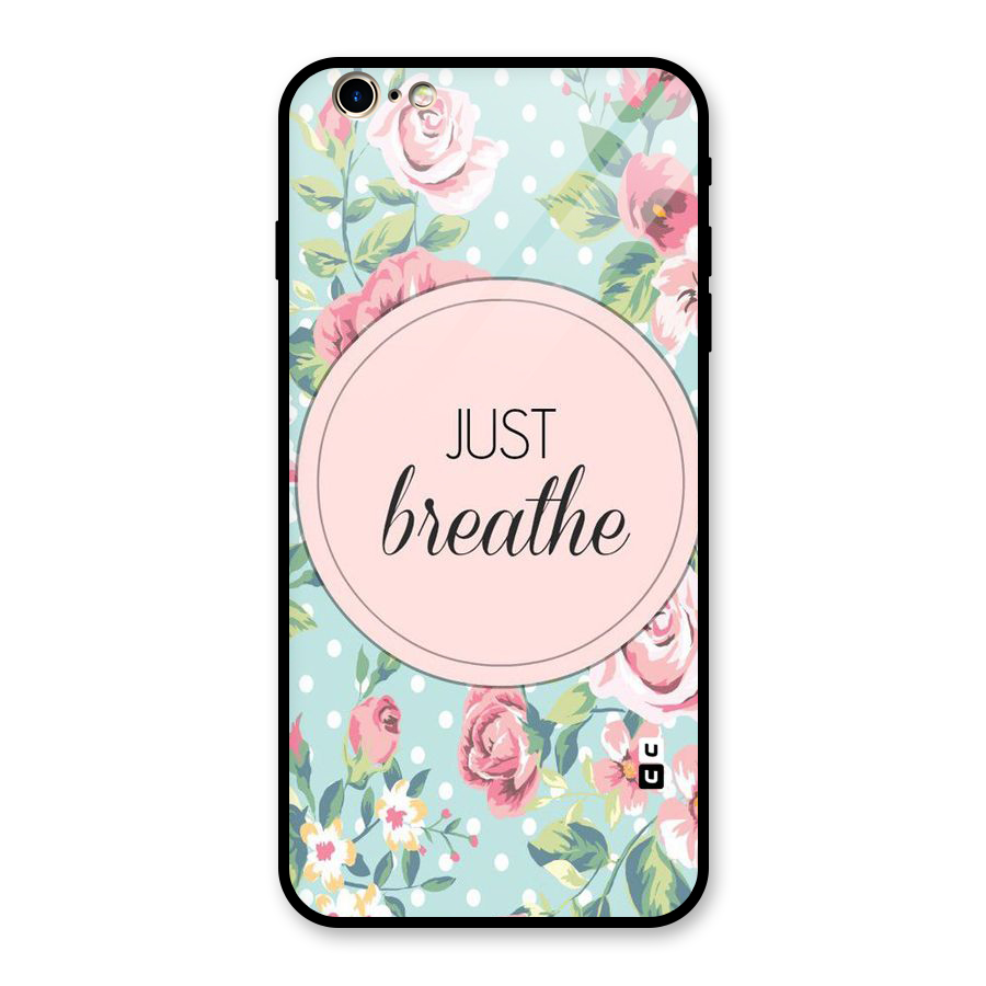 Floral Bloom Glass Back Case for iPhone 6 Plus 6S Plus
