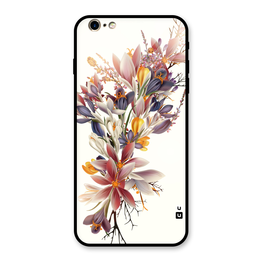Floral Bouquet Glass Back Case for iPhone 6 Plus 6S Plus
