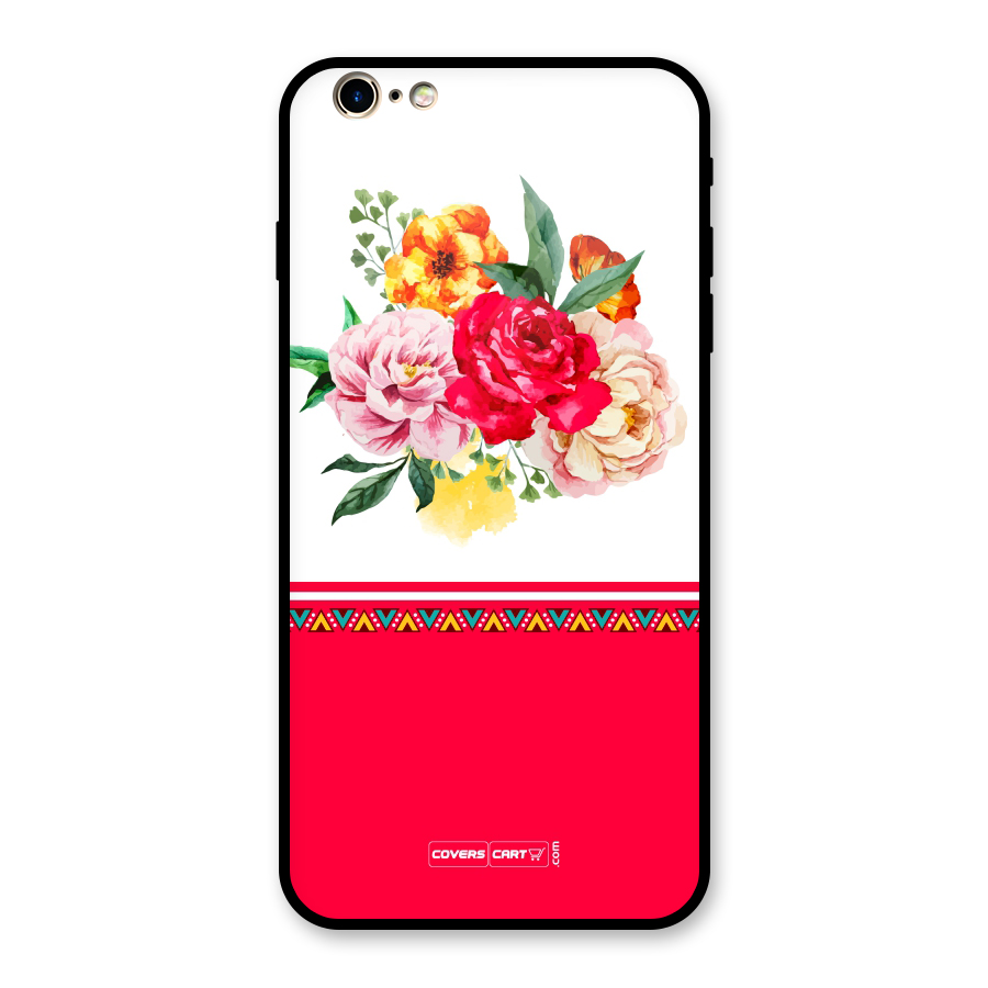 Flower Fusion Glass Back Case for iPhone 6 Plus 6S Plus