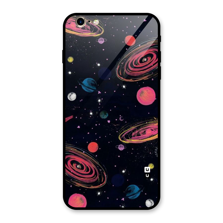 Galaxy Beauty Glass Back Case for iPhone 6 Plus 6S Plus