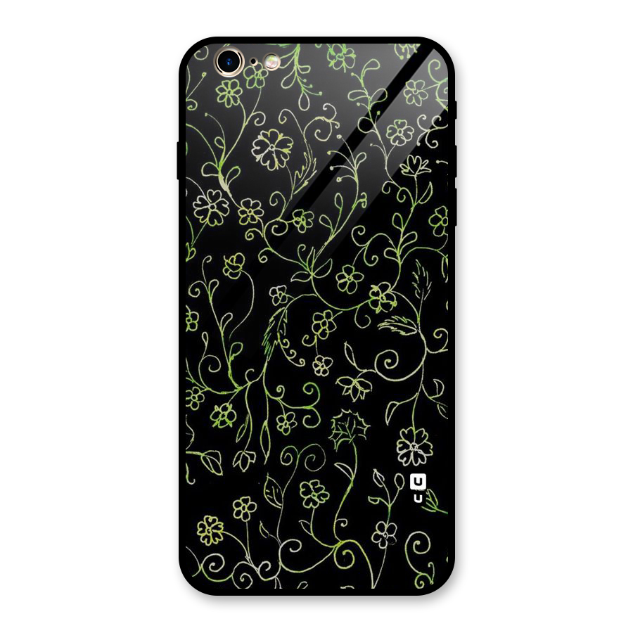 Green Leaves Glass Back Case for iPhone 6 Plus 6S Plus