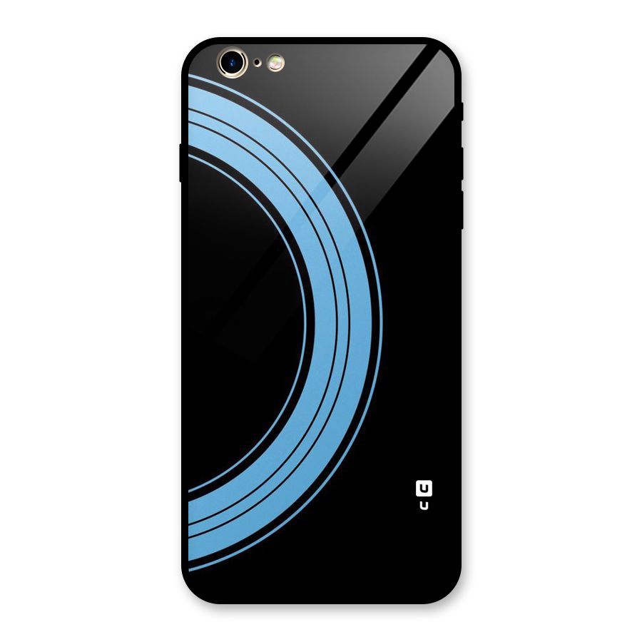 Half Circles Glass Back Case for iPhone 6 Plus 6S Plus