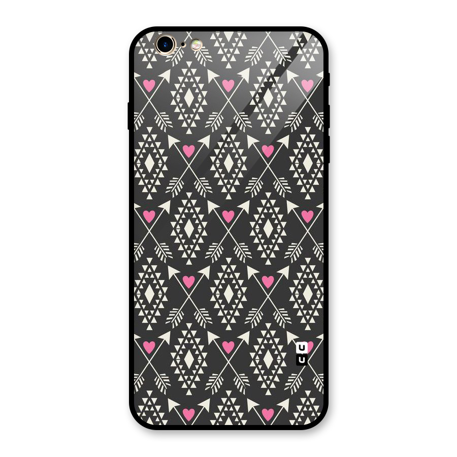 Hit Arrow Love Glass Back Case for iPhone 6 Plus 6S Plus