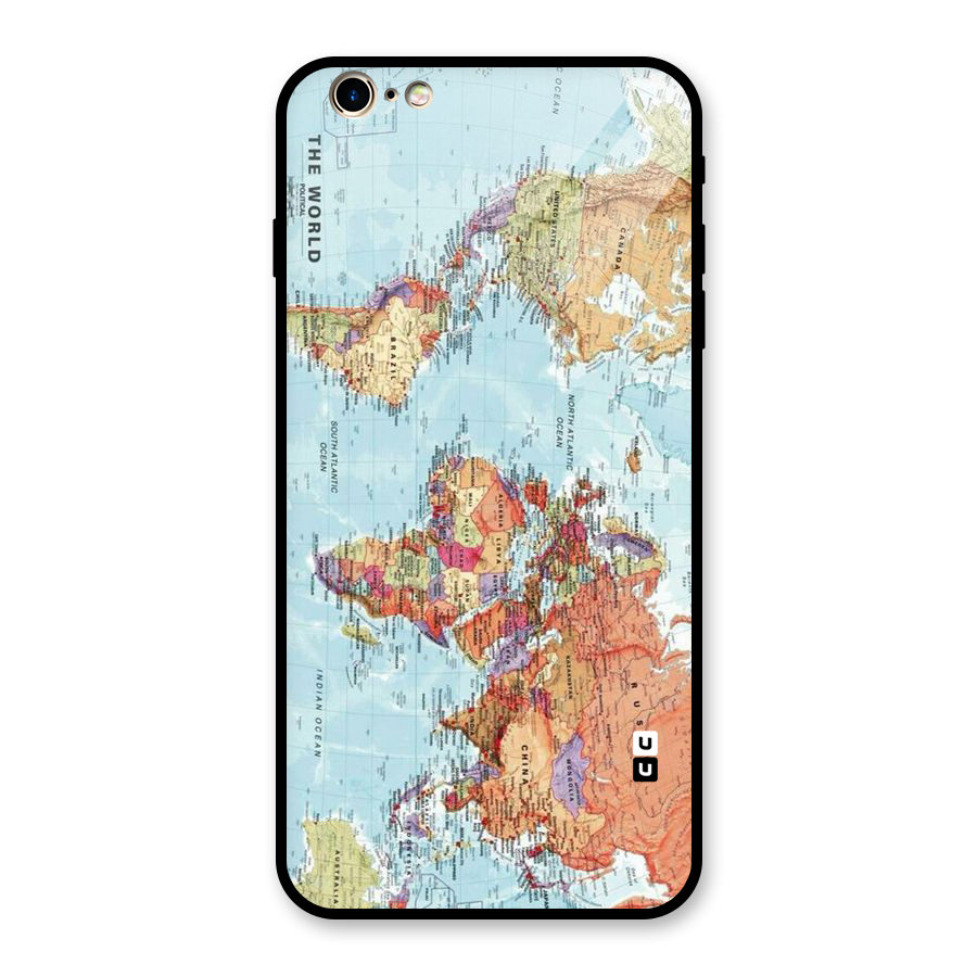 Lets Travel The World Glass Back Case for iPhone 6 Plus 6S Plus