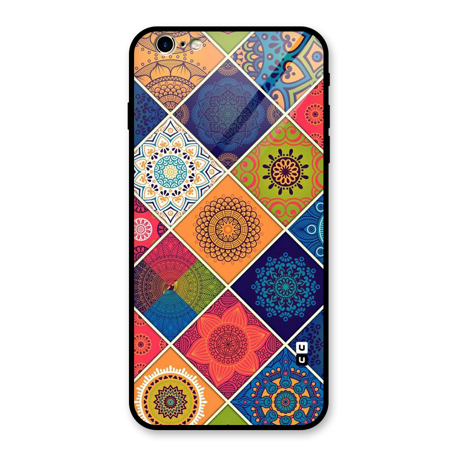 Multi Designs Glass Back Case for iPhone 6 Plus 6S Plus