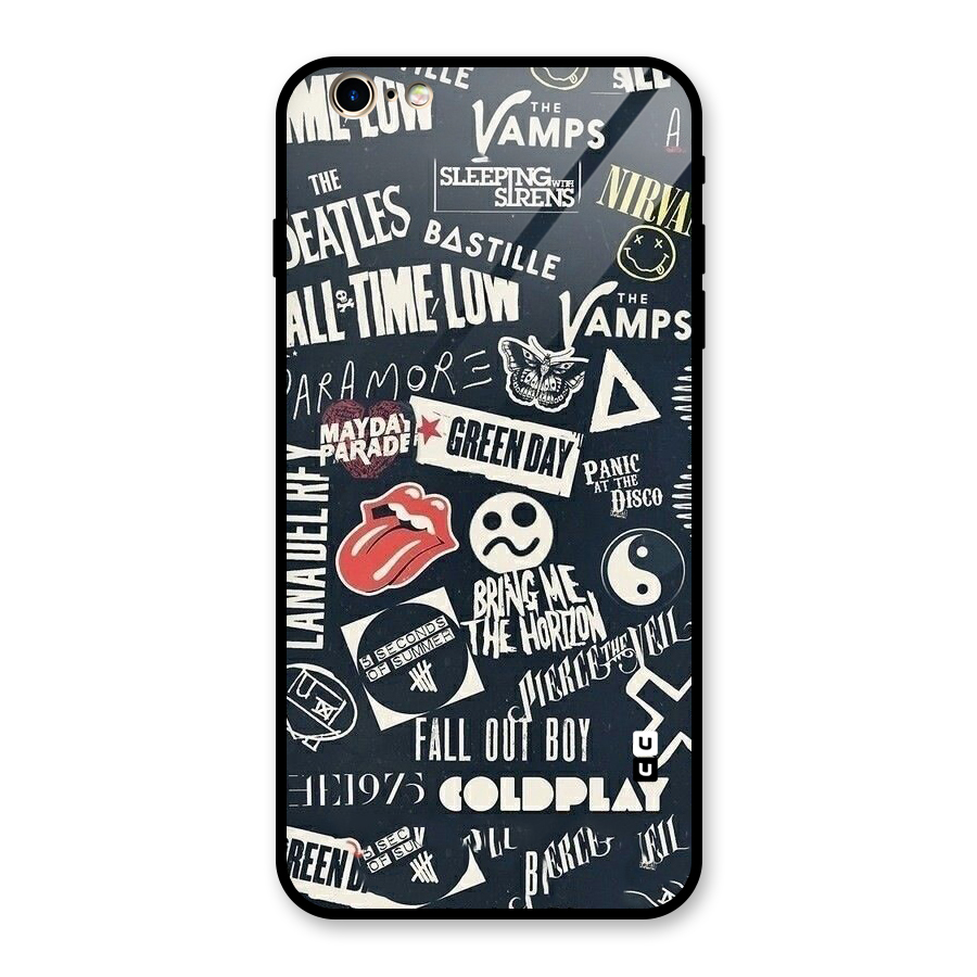 Music My Paradise Glass Back Case for iPhone 6 Plus 6S Plus