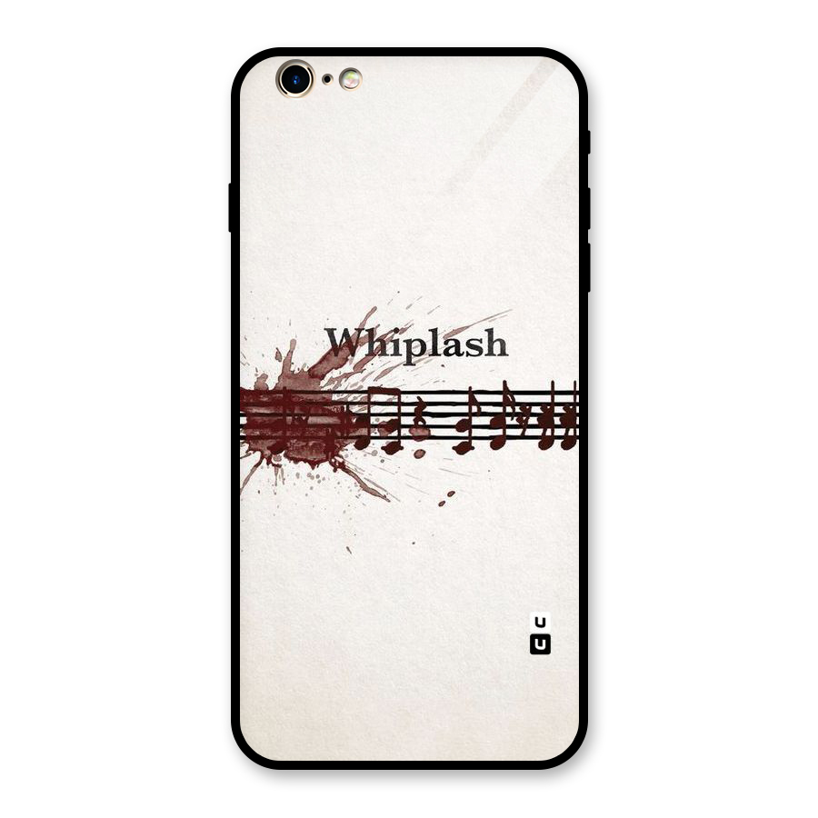Music Notes Splash Glass Back Case for iPhone 6 Plus 6S Plus