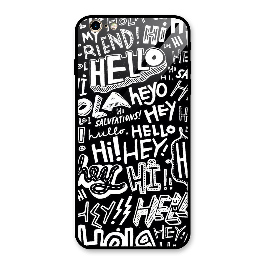 My Friend Glass Back Case for iPhone 6 Plus 6S Plus