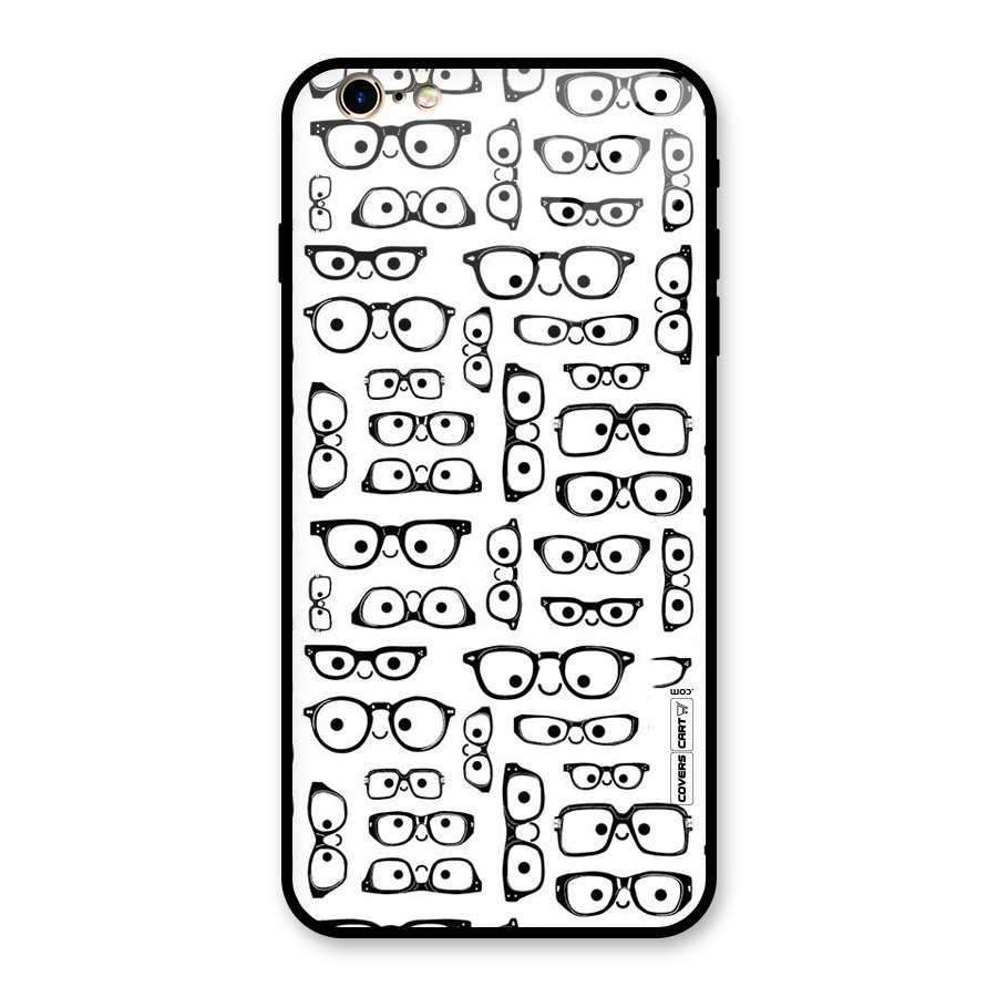 Nerdy Specs Glass Back Case for iPhone 6 Plus 6S Plus