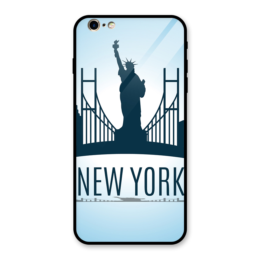 New York Skyline Glass Back Case for iPhone 6 Plus 6S Plus
