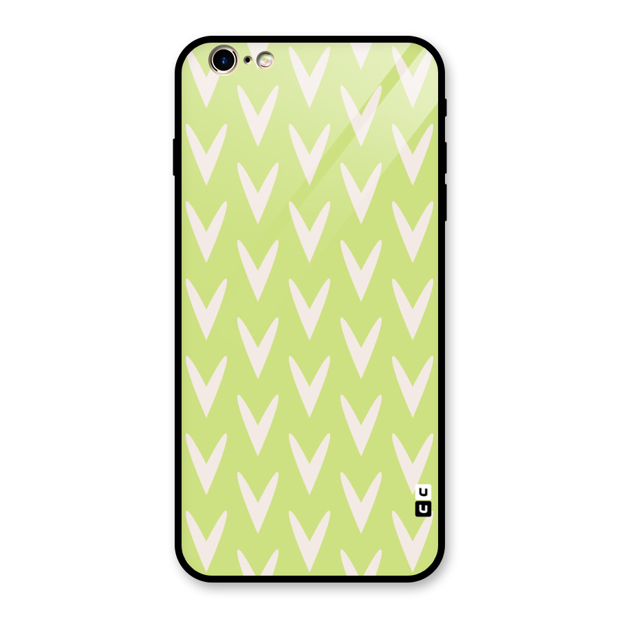 Pastel Green Grass Glass Back Case for iPhone 6 Plus 6S Plus