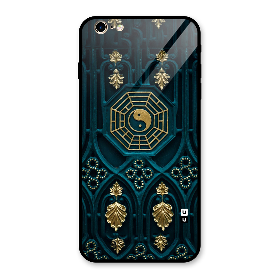 Peace Web Design Glass Back Case for iPhone 6 Plus 6S Plus