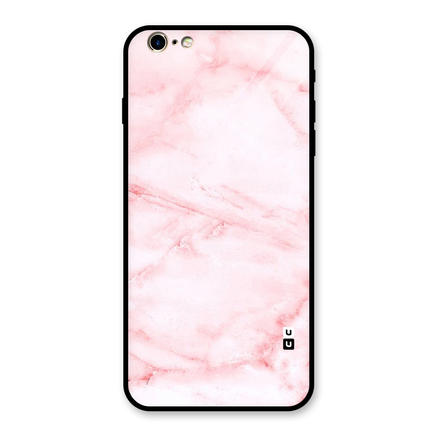 Pink Marble Print Glass Back Case for iPhone 6 Plus 6S Plus