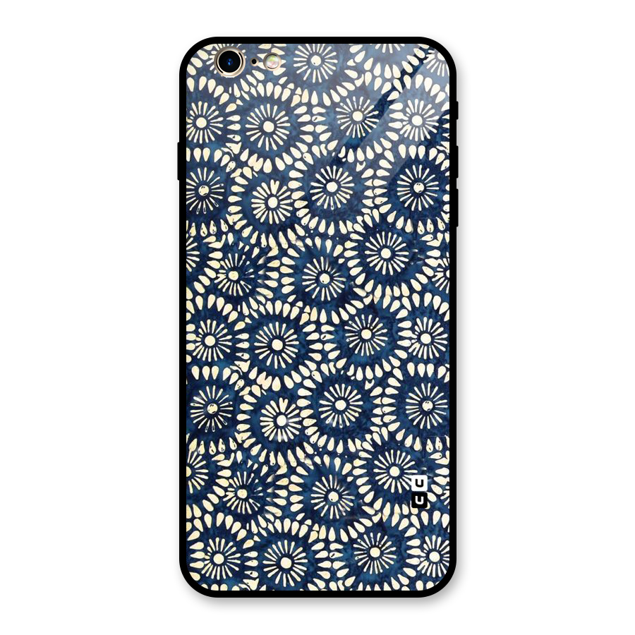 Pretty Circles Glass Back Case for iPhone 6 Plus 6S Plus