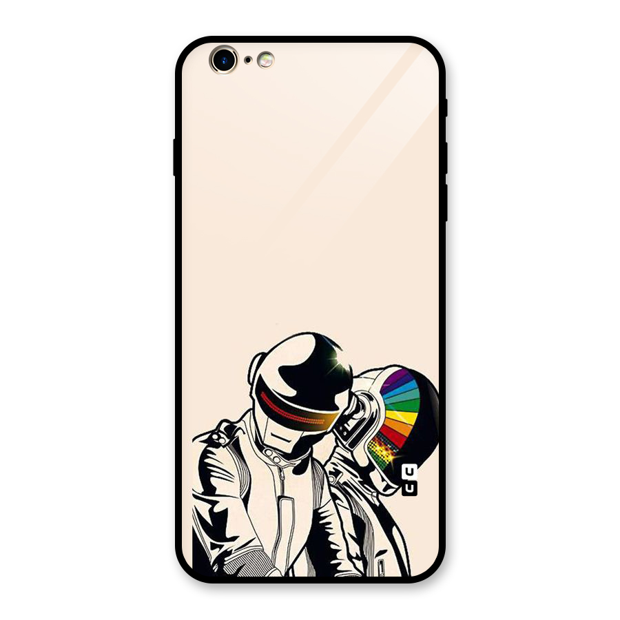 Rainbow Radio Glass Back Case for iPhone 6 Plus 6S Plus
