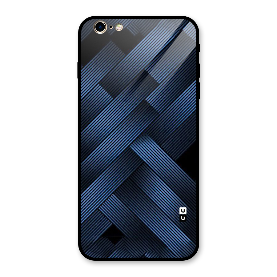 Ribbon Stripes Glass Back Case for iPhone 6 Plus 6S Plus