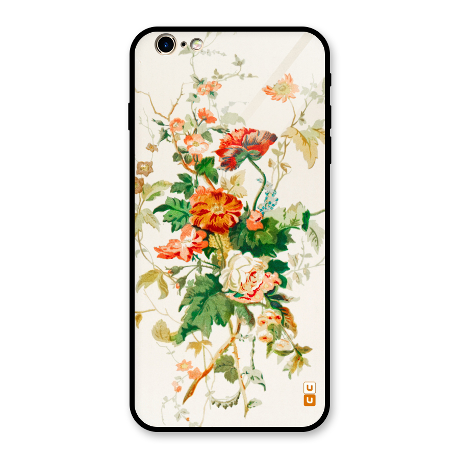 Summer Floral Glass Back Case for iPhone 6 Plus 6S Plus