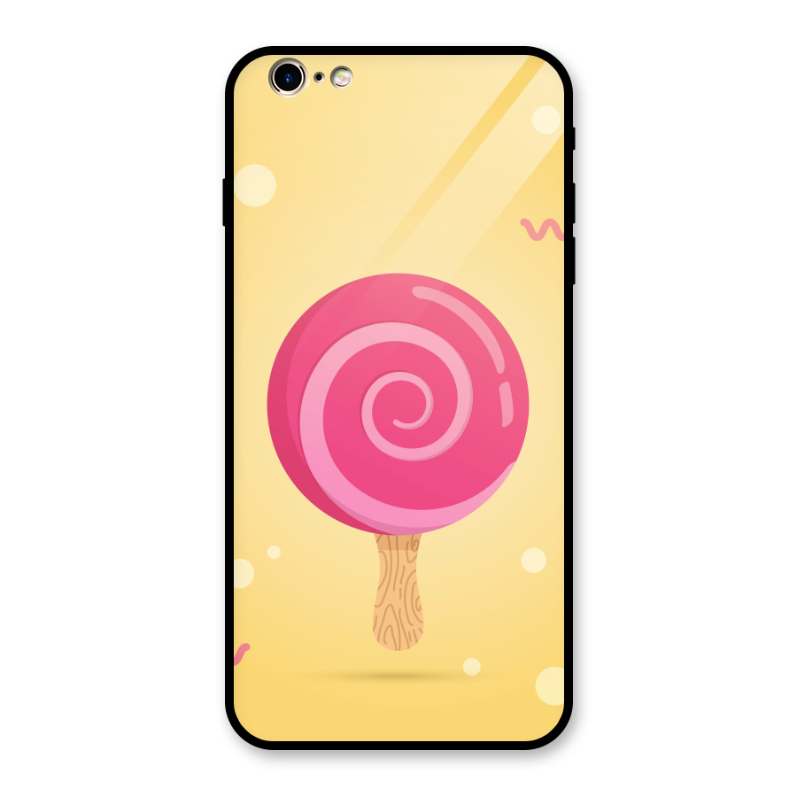 Swirl Ice Cream Glass Back Case for iPhone 6 Plus 6S Plus