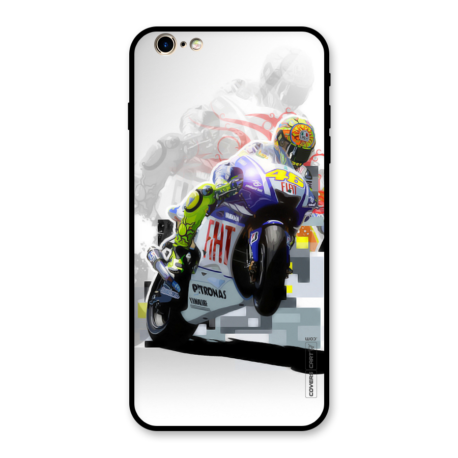 Valentino Rossi Glass Back Case for iPhone 6 Plus 6S Plus