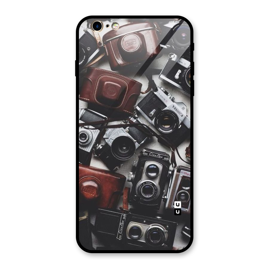 Vintage Beauty Shutter Glass Back Case for iPhone 6 Plus 6S Plus